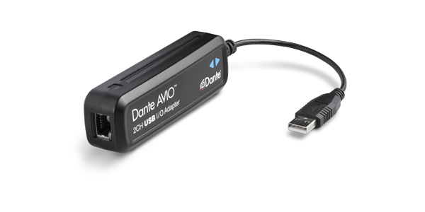 ADP-USB-AU-2X2 DANTE AVIO USB IO ADAPTER 2X2 - CONNECT ANY COMPUTER TO A DANTE AUDIO NETWORK